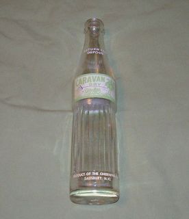   Dry Soda Pop Top Vtg Soft Drink Glass Bottle Salisbury NC Cheerwine
