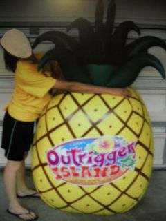 OUTRIGGER ISLAND Giant Inflatable 5.5 Foot Pineapple Lifeway VBS 2008 