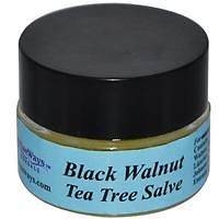 WiseWays Herbals, LLC, Black Walnut Tea Tree Salve, 1/4 oz (7.1 g)