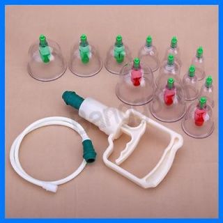   12 Body Cupping Healthy Set+ 6 Acupressure Magnets Point Therapy