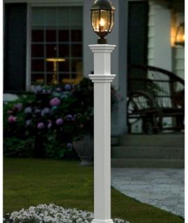   72 Vinyl Lamp Post Outdoor Home Lighting Light Pole