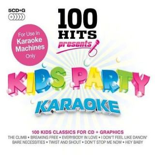   Artists   100 Hits   KIDS PARTY CDG CD For Karaoke Machine New Sealed