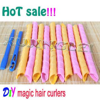   hot magic Hair Curlers Curlformers Spiral Ringlets Leverage rollers