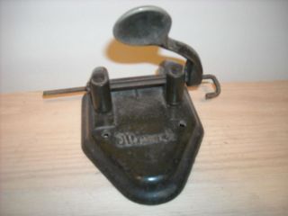 Antique / Vintage 2 Hole punch Made in USA great old item / MARVEL 