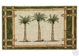 Palm Trees Berber Kitchen Rug   Oasis 23.5x40