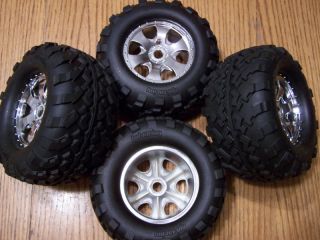 NEW HPI Savage Flux HP 17mm Wheels & Tires // Fits GT2 XL 5.9 4.6 T 