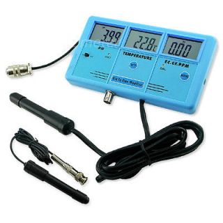    Function Digital LCD Meter Water Tester EC CF TDS (ppm) PH °C °F