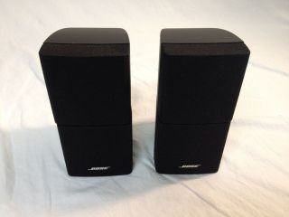   BOSE DOUBLE CUBE SPEAKERS FOR HOME THEATER/AUDIO SYTEM, NICE CONDIT