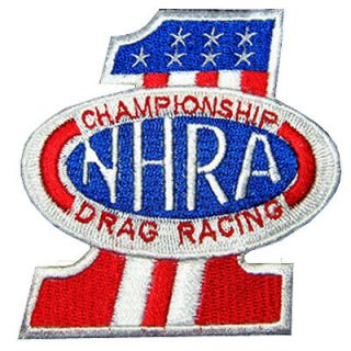 NHRA No1 USA Hot Rod Racing Motorcycle Nos Jacket Suit Patch