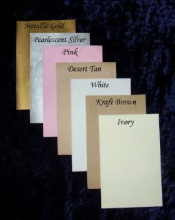   Scrapbook & Wedding INVITATION TISSUE Overlay Insert Paper~7 Colors