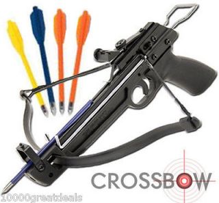   Crossbow Pistol Gun Hand Held Archery Hunting Cross Bow w/ 5 Arrows
