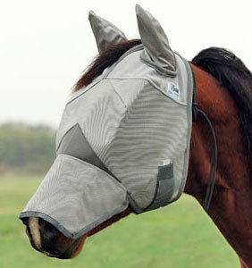  FLY MASK ♦ LONG NOSE WITH EARS ♦ ALL SIZES & COLORS ♦ HORSE TACK