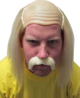 Adult Wrestling Hulk Hogan Bald Side Hair Costume Wig