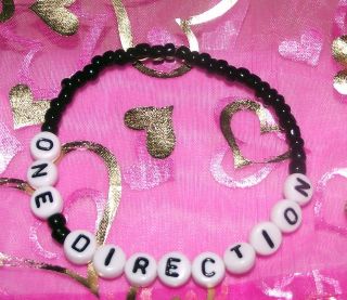 1D I love one direction personalised any name bracelet customise 