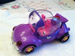 Polly Pocket Convertible Purple Dune Buggy Car
