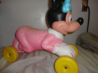 Vintage. Minnie Mouse. Disney. Big wheel. Scooter. Car. .