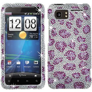 RHINESTONE BLING CRYSTAL CASE COVER FOR HTC HOLIDAY VIVID RAIDER X710E 