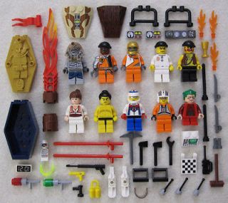 10 NEW LEGO MINIFIG LOT figures people Men Women minifigures city town 