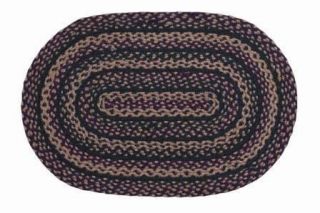 IHF Braided Jute Oval Area/Accent Rug/ Blackberry for Sale/Various 