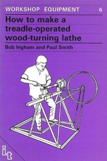 How to Make a Treadle Operated Wood Turning Lathe (Workshop Equipment 