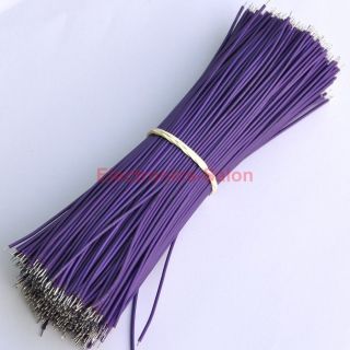 100x Purple 150mm/6 UL 1007 26AWG Wire, Cable, 300V, 80°C .