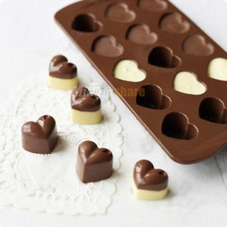   Heart shape Silicone Ice Cube Chocolate Cake Jelly Mold Tray Candy