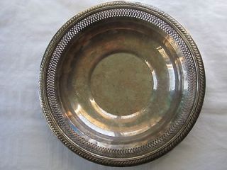 Ice Bucket w/ Lid Gold Glodium 1883 F.B. Rogers Silver Co. Pyrex Glass 