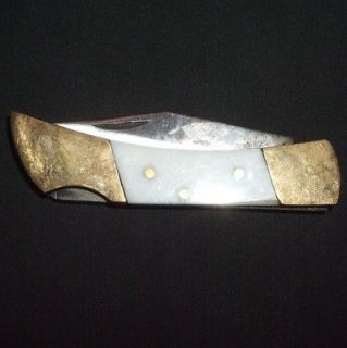 Crafted in PAKISTAN, 7 Stainless Steel, Brass & White Folding Blade 