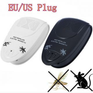 NEW Electro Ultrasonic Anti Mosquito Insect Pest Mouse Killer Magnetic 