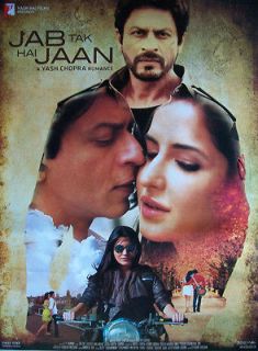 Jab Tak Hai Jaan ~ Shah Rukh Shahrukh Khan   MOVIE POSTER   26x36