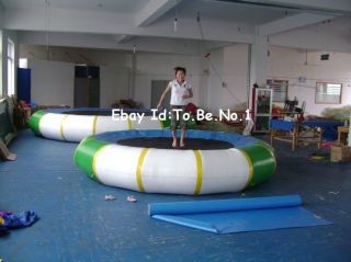 4M Diameter(13) Water Trampoline, including a blower.No spring, more 