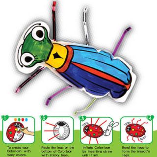 INFLATABLE TOY INSECTS SERIES PRAYING MANTIS 17 X 8.5cm / FREE 