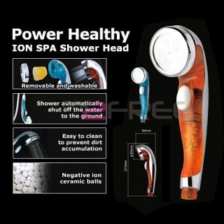 Power Health Filter Water Ionizer ION SPA VITAMIN C Shower Head High 