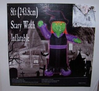 Airblown Inflatable 8 FT Witch Halloween Yard Decor NIB