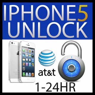   Unlock Code Service for AT&T USA Apple IPHONE 5 Permanent Unlock