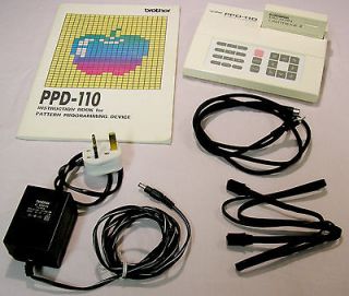 BROTHER PPD110 PATTERN PROGRAMMING DEVICE   PPD 110