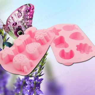 Insects Silicone Chocolate Cupcake Cake Soap Jelly Muffin Mini Mold 