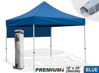   10X10 Eurmax Ez Pop Up Instant Canopy Shelter w/ Wheeled bag&Awning