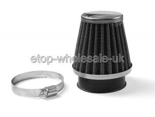 Intake Air Filter 60MM For Motorcycle Chrome Cone Power Scooter Cone 