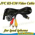 AUX INTERFACE USB RCA CABLE iPOD iPHONE JVC KS U20