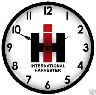 INTERNATIONAL HARVESTER CLASSIC STYLE BACKLIGHTED CLOCK