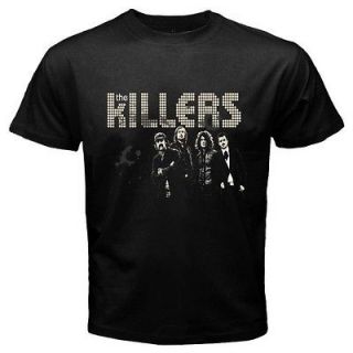 New The Killers Popular Indie Rock Band Mens Black Tee T Shirt Size S 