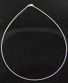 Sterling Silver Round Omega Snake 1.25mm Necklace Chain Solid .925 