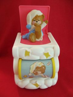 RARE TEDDY BEDDY BEAR JACK IN THE BOX 1987 FISHER PRICE SPIN FRONT 