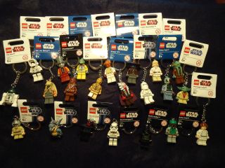 Lego Star Wars keychain multilisting Bossk, Boba Fett, Stormtrooper 