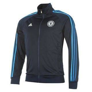   Chelsea FC Track Tracksuit Top Training Jacket   Size S M L XL   Navy