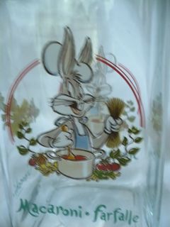 Bugs Bunny Heavy Glass Spaghetti / Pasta jar