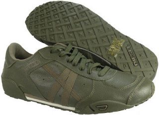 Diesel Mens New Remy Olive Night 00YC70 Cord Shoes Sneakers Lace up 