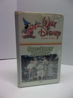   white case   Swiss Family Robinson   VHS Home Video movie vcr tape