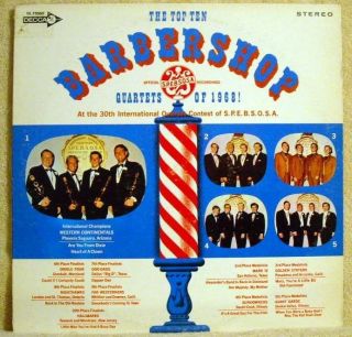 Top Ten Barbershop Quartets 1968 S.P.E.B.S.O.S.​A. LP